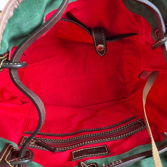 Dooney & Bourke Buckley Florentine Mushroom Brown Leather Shoulder Hand Bag Rare - Picture 12 of 14